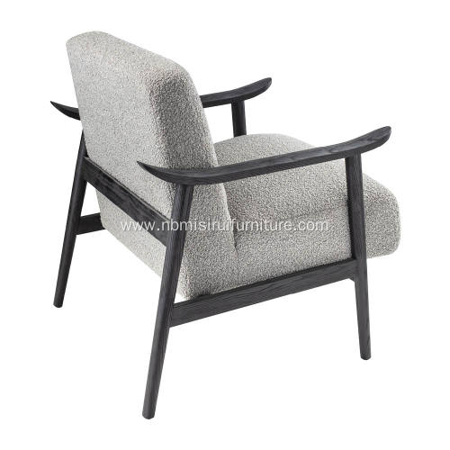 fabric armrest lounge chair single sofa